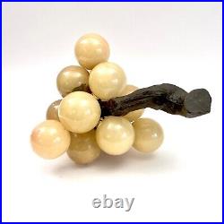 Extra Extra Large Mid Century Modern Stone Grape Cluster 15.5 inches Italian
