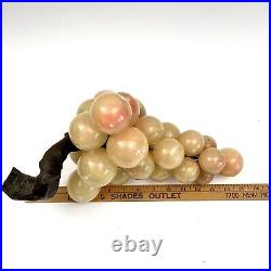 Extra Extra Large Mid Century Modern Stone Grape Cluster 15.5 inches Italian