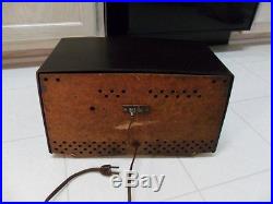 GE AM FM tube vintage bakelite radio old antique mid century retro deco bakelite