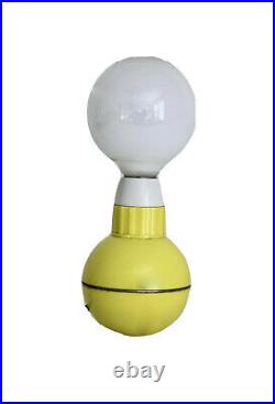 George Kovacs Vtg Mid Century Modern Retro Plastic Ball Wobble Table Lamp Light
