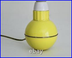 George Kovacs Vtg Mid Century Modern Retro Plastic Ball Wobble Table Lamp Light