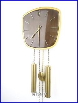 German Junghans Vintage Design HIGH GLOSS Mid Century 8 day Retro Wall Clock