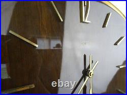 German Junghans Vintage Design HIGH GLOSS Mid Century 8 day Retro Wall Clock