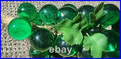 Green Grape Cluster 12Large Retro Mid Century Modern Lucite Acrylic Vintage
