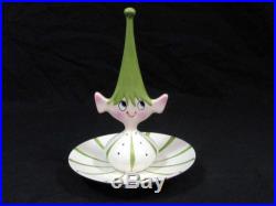 HOLT HOWARD 1959 PIXIEWARE HORS D'OEUVRE DISH TRAY PLATE & TOOTHPICK HOLDER