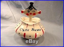 HOLT HOWARD Pixieware CHILI SAUCE Vintage 1950's Perfect Condition