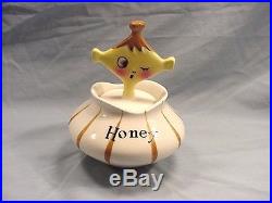 HOLT HOWARD Pixieware HONEY Jar &Spoon Vintage 1950's Perfect Condition