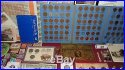 Huge Junk Drawer Silver Cert Mint Set Jewelry OLD Coins Military Coin Book Gold