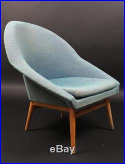 Hungarian 1960' Mid Century Modern Retro Vintage Shell Cocktail Lounge Chair