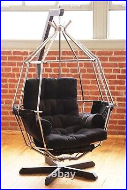 Ib Arberg Parrot Cage Chair Vintage Original Mid Century Hanging Lounge Chair