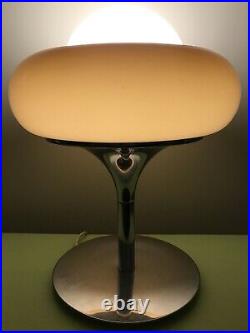 Iconic Harvey Guzzini Meblo Beautiful Big Table Lamp Plastic-fantastic Mushroom