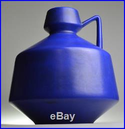 Ilkra Keramik West German Pottery Modernist Mid 20 th Century Vintage Retro Blue