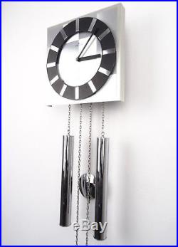 Junghans Vintage Design Mid Century SPACE Retro Wall Clock (Kienzle Hermle era)