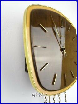 Junghans Vintage Mid Century Clock German Retro 8 day (Kienzle Hermle era)