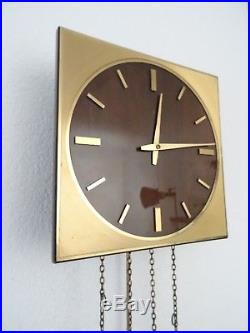 Junghans Vintage Retro Mid Century Wall Clock REPAIR (Kienzle Mauthe Hermle era)