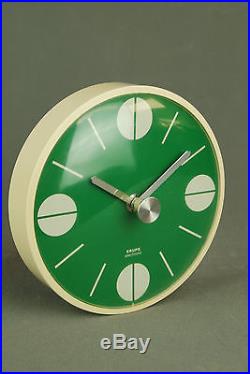 KRUPS 1972 Clock Pop OP Art Panton Eames Vintage Space Age 70s 60s Era