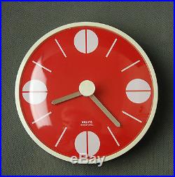 KRUPS Clock Pop Art Panton Eames Vintage Space Age Rare Collectable 70s 1975