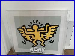 Keith Haring Angel from Icons Suite Original Authenticated Screenprint