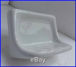 Kohler White Ceramic Soap Dish Tray Porcelain Vintage Mid Century Modern Retro