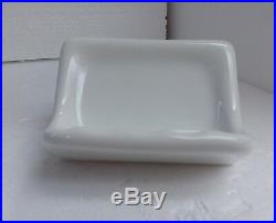 Kohler White Ceramic Soap Dish Tray Porcelain Vintage Mid Century Modern Retro