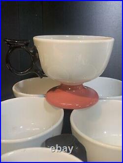 La Fonda Del Sol Coffee Cups & Dessert Plates Girard Mayer China Eames Era