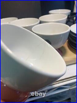 La Fonda Del Sol Coffee Cups & Dessert Plates Girard Mayer China Eames Era