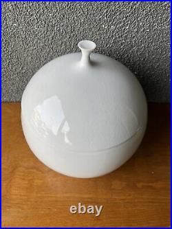 Lagardo Tackett Large Lidded Bowl Jar Pottery Ceramic Mid Century Mcm vintage