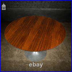 Large Mid Century Arkana Rosewood Table with Aluminium Base