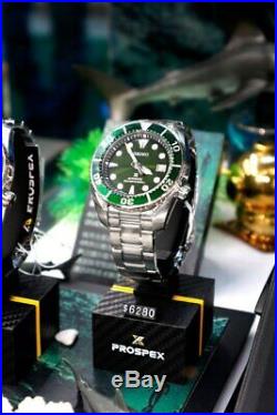 Latest Seiko Prospex 3rd Sumo Green SPB103J1 200M Divers Men's Steel Bracelet