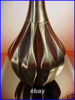 Laurel Lamp Mid Century Sculptural withWood Eames Era