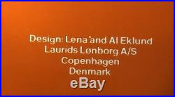 Laurids Lonborg Lena Al Eklund Retro Vtg 60s Modern Tray Tin Canister Set Danish