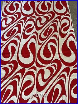 Lawrence Peabody Swirl Fabric TAPESTRY WALL HANGING VINTAGE MID CENTURY