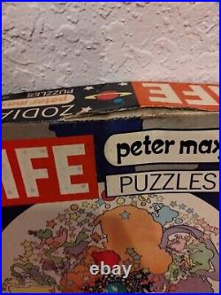 Lot Of 10 Vintage Peter Max Puzzles Mid Century Modern Pop Art Eames Era