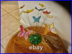 Lucite Kinetic Atomic Mid Century Butterfly Sculpture