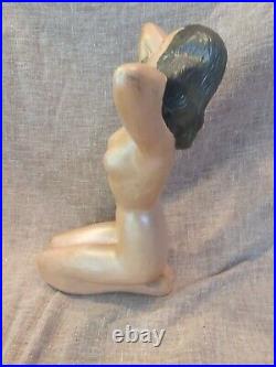 MCM Ceramic Nude Sculpture Pin-up Art Decorative Vtg Rare Retro 12