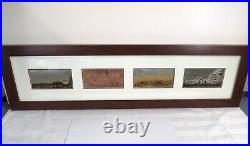 MCM framed wall-hanging with polished stone panels