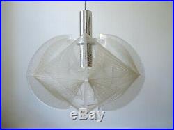 MID-CENTURY PAUL SECON PENDANT CEILING LIGHT by SOMPEX Space Age Retro 60s