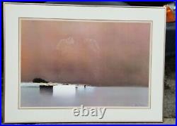 MId-Century French Lithograph by Pierre Doutreleau 1960s Framed