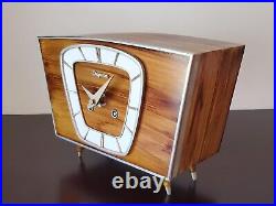 Mental clock Mid-Century Modern Dugena NEW