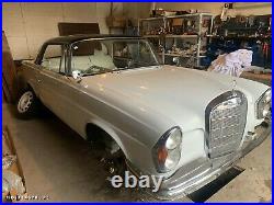 Mercedes W111 Coupe 220SE 1964' project classic great price for a collector