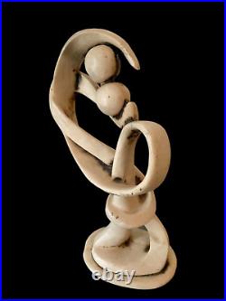 Mid Century Biomorphic Artist's Original Studio Art Statue Modern Signed 10.5