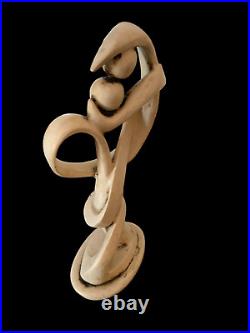 Mid Century Biomorphic Artist's Original Studio Art Statue Modern Signed 10.5