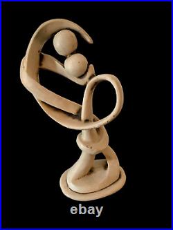 Mid Century Biomorphic Artist's Original Studio Art Statue Modern Signed 10.5