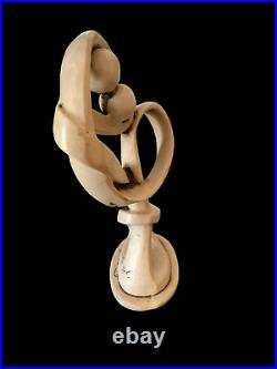 Mid Century Biomorphic Artist's Original Studio Art Statue Modern Signed 10.5