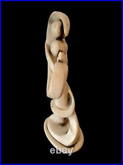 Mid Century Biomorphic Artist's Original Studio Art Statue Modern Signed 10.5