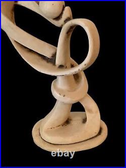 Mid Century Biomorphic Artist's Original Studio Art Statue Modern Signed 10.5