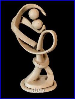 Mid Century Biomorphic Artist's Original Studio Art Statue Modern Signed 10.5