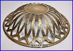 Mid Century Brass Bowl with Patina by Glide-1960s-Made in Germany