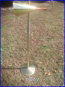 Mid Century Floor Pole Lamp 3 Light Floor Vintage Brass Retro Free Standing