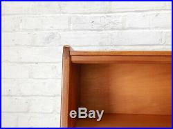 Mid-Century Glass Bookcase / Cabinet / Sideboard VINTAGE RETRO